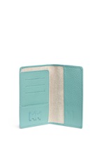 Click To Enlarge Pebble grain leather passport holder