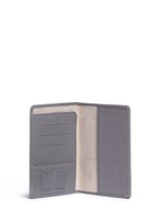 Click To Enlarge Pebble grain leather passport holder