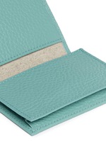 Detail View -Click To Enlarge Pebble grain leather multi card holder