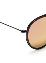 Detail View -Click To Enlarge 'Vanni' metal round mirror sunglasses
