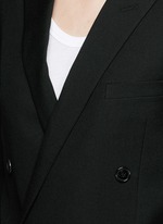 Detail View -Click To Enlarge Virgin wool gabardine blazer
