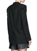 Detail View -Click To Enlarge Virgin wool gabardine blazer