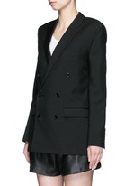 Front View -Click To Enlarge Virgin wool gabardine blazer