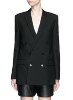 Main View -Click To Enlarge Virgin wool gabardine blazer