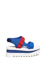 Main View -Click To Enlarge Colourblock strap platform sandals