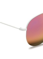 Detail View -Click To Enlarge 'Classic Victoria' mirror aviator sunglasses