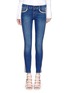 Main View - Click To Enlarge Main View - Click To Enlarge - Stella McCartney - Dark wash stripe denim skinny pants