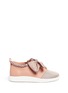 Main View - Click To Enlarge Main View - Click To Enlarge - Giuseppe Zanotti Design - 'Singleg' jewelled collar bow leather sneakers