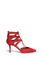 Main View -Click To Enlarge 'Belgravia' caged suede pumps