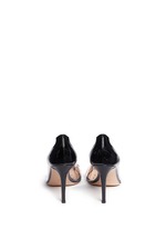 Back View -Click To Enlarge 'Plexi 85' clear PVC patent leather pumps