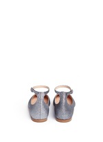 Back View -Click To Enlarge 'Gia' glitter skimmer flats