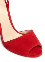 Detail View -Click To Enlarge 'Josie' ankle strap suede sandals