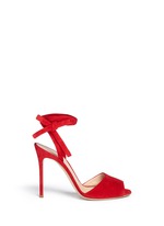 Main View -Click To Enlarge 'Josie' ankle strap suede sandals