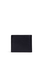 Back View -Click To Enlarge 'Wink' perforated leather bifold wallet