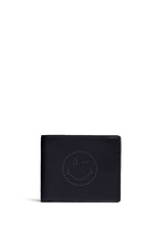 Main View -Click To Enlarge 'Wink' perforated leather bifold wallet