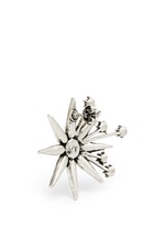 Detail View -Click To Enlarge 'Nova' glass crystal pavé star stud earrings