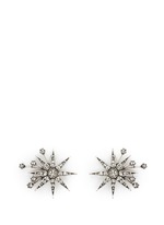 Main View -Click To Enlarge 'Nova' glass crystal pavé star stud earrings