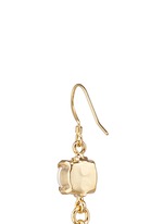 Detail View -Click To Enlarge 'Screw U' Swarovski pearl earrings