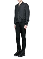 Figure View -Click To Enlarge Slim fit biker jeans