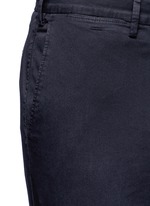 Detail View -Click To Enlarge Regular fit stretch cotton chinos