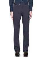 Main View -Click To Enlarge Regular fit stretch cotton chinos