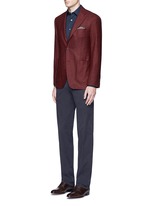 Figure View -Click To Enlarge Slim fit paisley print cotton shirt