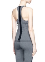 Back View -Click To Enlarge 'Yana' racerback logo performance tank top