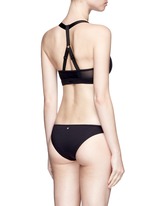 Back View -Click To Enlarge Compression fabric bikini bottoms