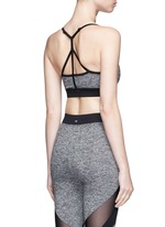 Back View -Click To Enlarge 'Lucent' lattice back sports bra