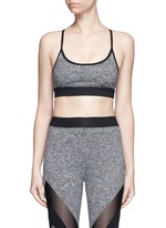 Main View -Click To Enlarge 'Lucent' lattice back sports bra