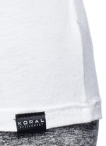 Detail View -Click To Enlarge 'Aura' crisscross back modal-cotton top