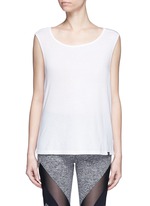 Main View -Click To Enlarge 'Aura' crisscross back modal-cotton top