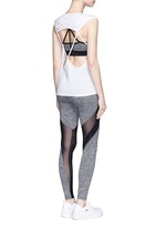 Figure View -Click To Enlarge 'Aura' crisscross back modal-cotton top