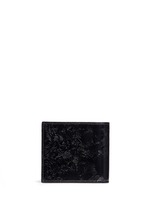 Back View -Click To Enlarge Zen garden embossed leather bifold wallet