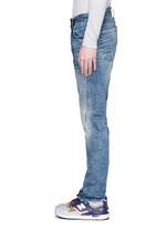Detail View -Click To Enlarge 'Cross' carrot fit jeans
