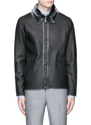 Main View - Click To Enlarge Main View - Click To Enlarge - ISAIA - Shearling blouson jacket