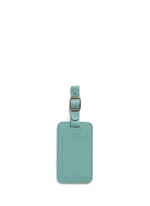 Main View -Click To Enlarge Single window leather luggage tag
