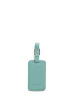Figure View -Click To Enlarge Single window leather luggage tag