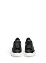 Front View -Click To Enlarge 'Larry' leather sneakers