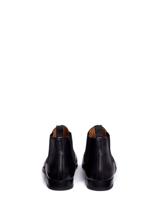 Click To Zoom Magnanni - Burnished leather Chelsea boots