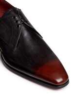 Detail View -Click To Enlarge Three eyelet leather Derbies