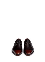 Front View -Click To Enlarge Three eyelet leather Derbies