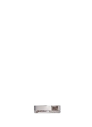 Main View - Click To Enlarge Main View - Click To Enlarge - Dauphin - Diamond 18k white gold cutout ring