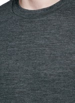 Detail View -Click To Enlarge Patch wool mélange T-shirt