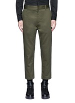 Main View -Click To Enlarge Slim fit cotton cargo pants