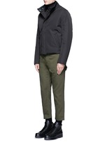 Figure View -Click To Enlarge Slim fit cotton cargo pants