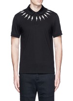 Main View -Click To Enlarge Thunderbolt print polo shirt