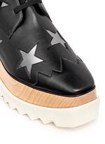 Detail View -Click To Enlarge 'Elyse' star alter nappa wood platform boots