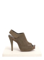 Pedro Garcia&nbsp;Perforated suede sandals
