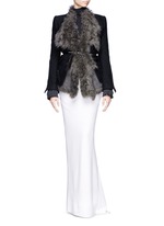Figure View -Click To Enlarge Asymmetric hem maxi skirt